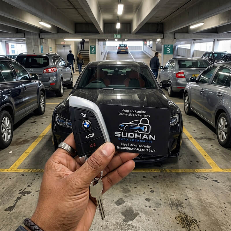Sudhan's Auto Locksmith replacement BMW car key and fob